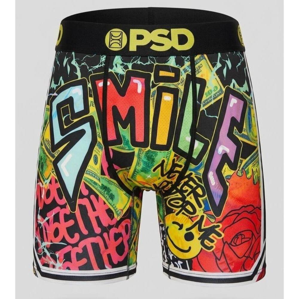 PSD XL Money Smile Never Stop Me Front & Back Panels Boxers Underwear